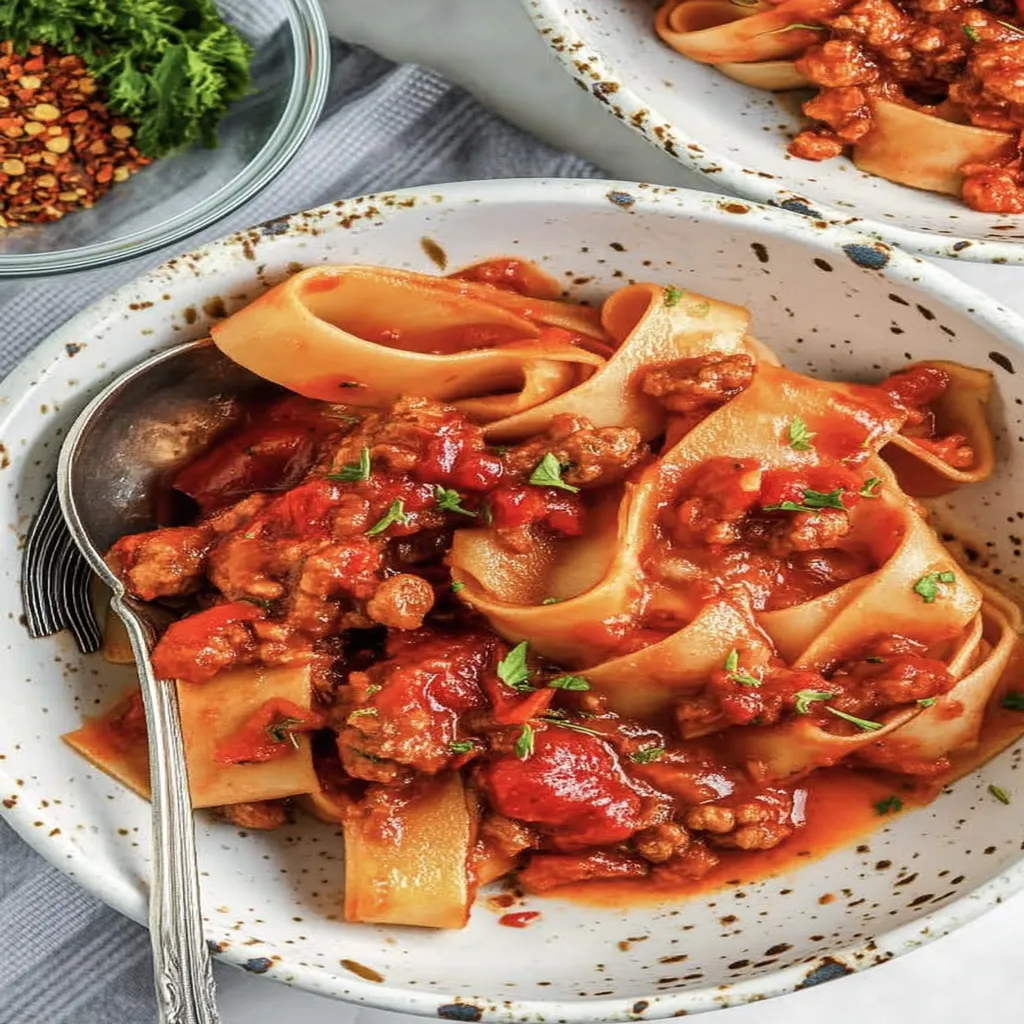 Pappardelle With Italian Sausage